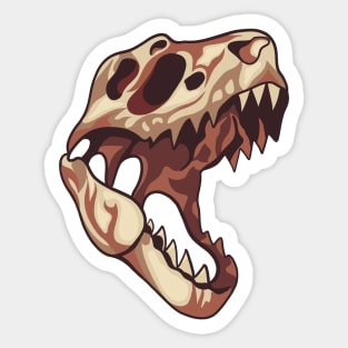 Dinosaur skull Sticker